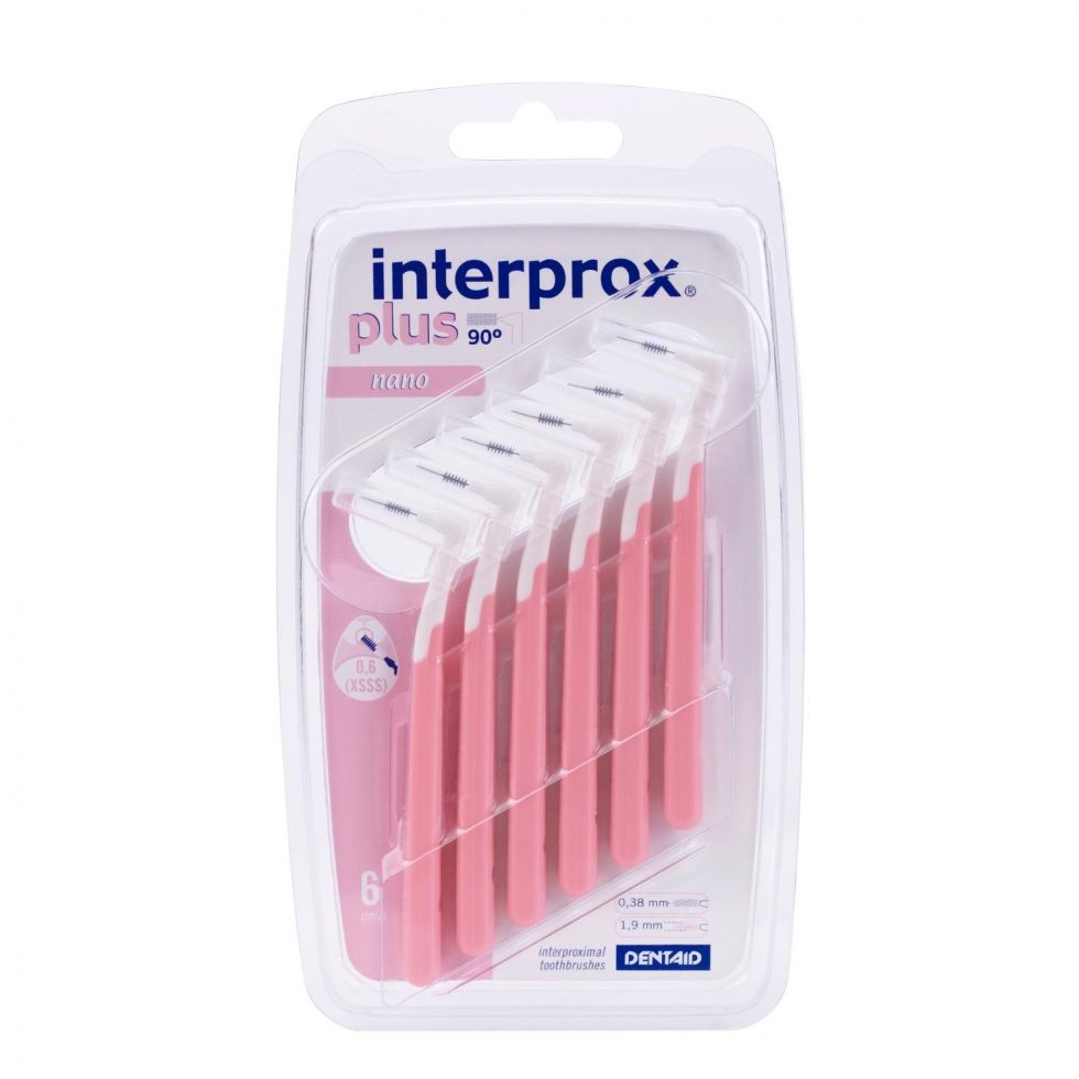 Interprox Plus borsteltje Nano Roze