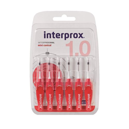 Interprox brossettes Mini Conical Rouge